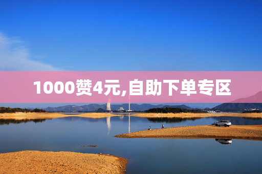 1000赞4元,自助下单专区