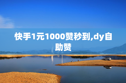 快手1元1000赞秒到,dy自助赞