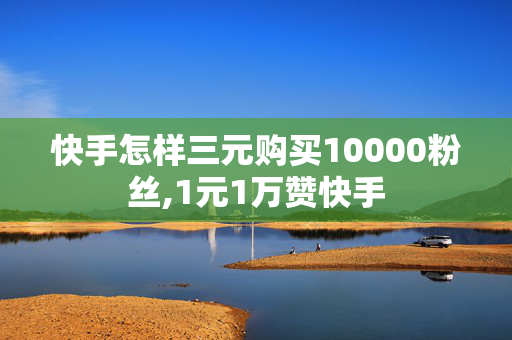 快手怎样三元购买10000粉丝,1元1万赞快手