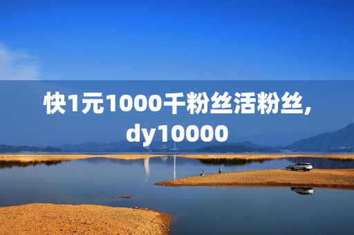 快1元1000千粉丝活粉丝,dy10000