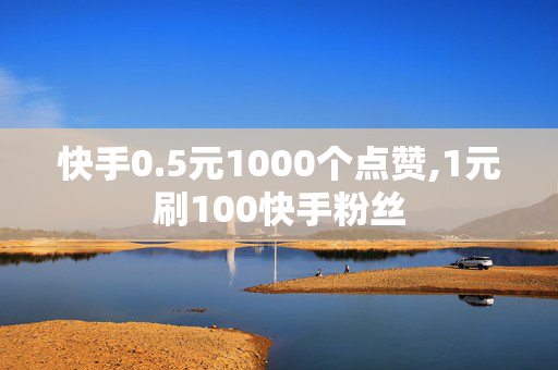 快手0.5元1000个点赞,1元刷100快手粉丝