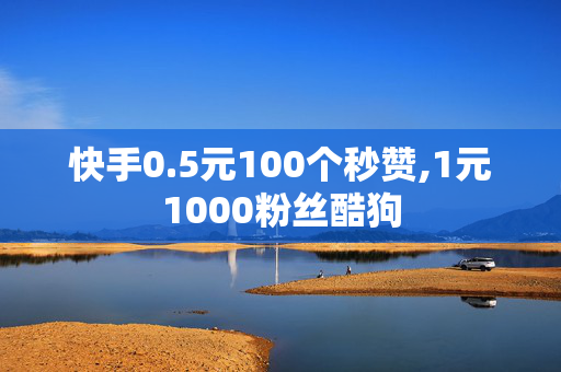 快手0.5元100个秒赞,1元1000粉丝酷狗