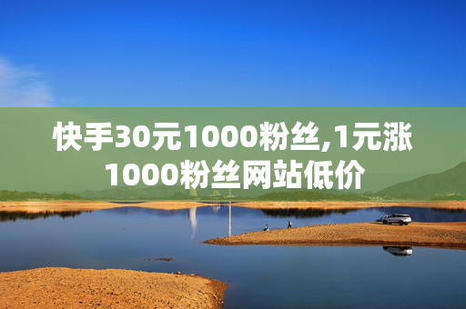 快手30元1000粉丝,1元涨1000粉丝网站低价