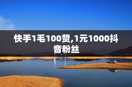 快手1毛100赞,1元1000抖音粉丝