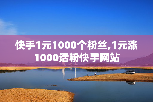 快手1元1000个粉丝,1元涨1000活粉快手网站