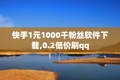 快手1元1000千粉丝软件下载,0.2低价刷qq