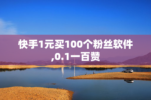 快手1元买100个粉丝软件,0.1一百赞