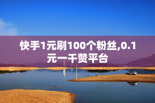 快手1元刷100个粉丝,0.1元一千赞平台