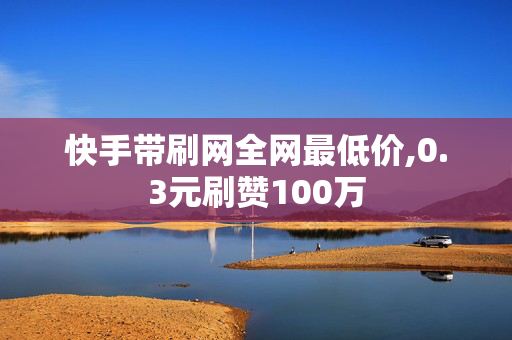 快手带刷网全网最低价,0.3元刷赞100万