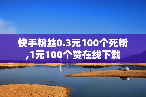 快手粉丝0.3元100个死粉,1元100个赞在线下载