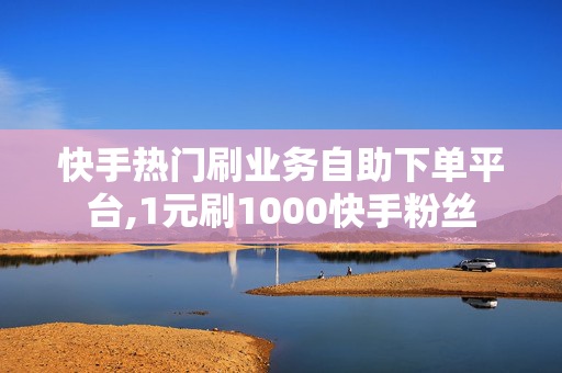 快手热门刷业务自助下单平台,1元刷1000快手粉丝