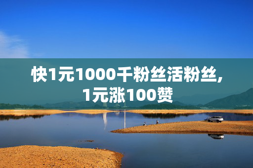 快1元1000千粉丝活粉丝,1元涨100赞