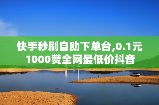 快手秒刷自助下单台,0.1元1000赞全网最低价抖音