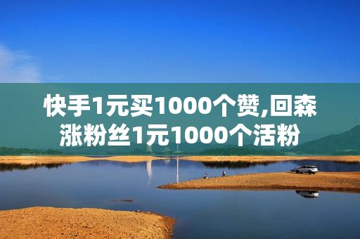 快手1元买1000个赞,回森涨粉丝1元1000个活粉