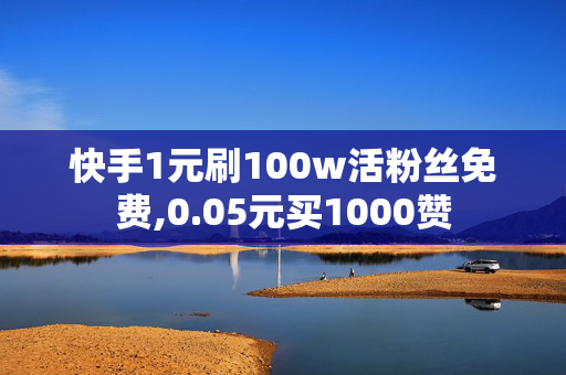 快手1元刷100w活粉丝免费,0.05元买1000赞