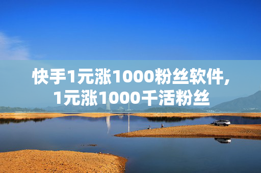 快手1元涨1000粉丝软件,1元涨1000千活粉丝