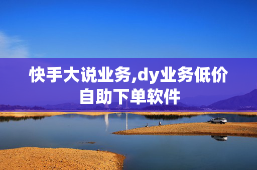 快手大说业务,dy业务低价自助下单软件