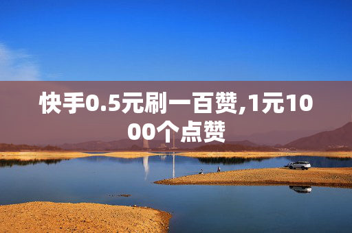 快手0.5元刷一百赞,1元1000个点赞