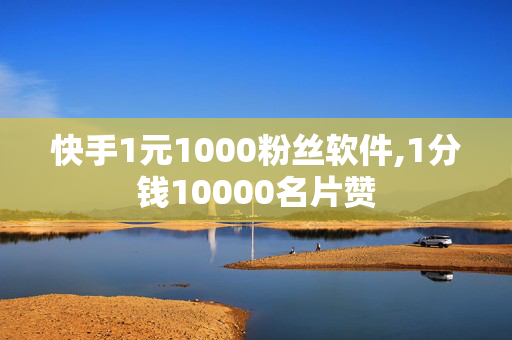 快手1元1000粉丝软件,1分钱10000名片赞