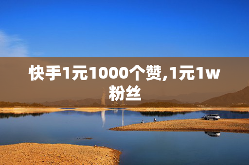 快手1元1000个赞,1元1w粉丝