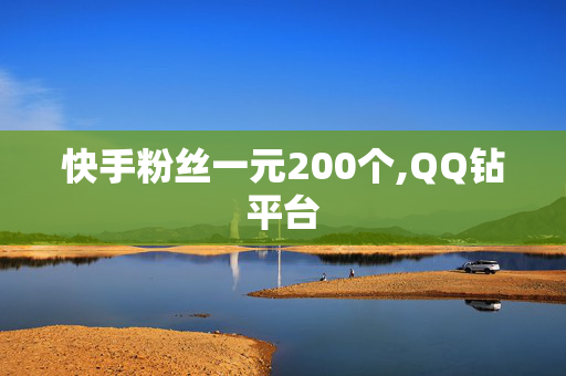 快手粉丝一元200个,QQ钻平台