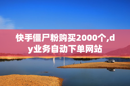 快手僵尸粉购买2000个,dy业务自动下单网站