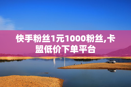 快手粉丝1元1000粉丝,卡盟低价下单平台