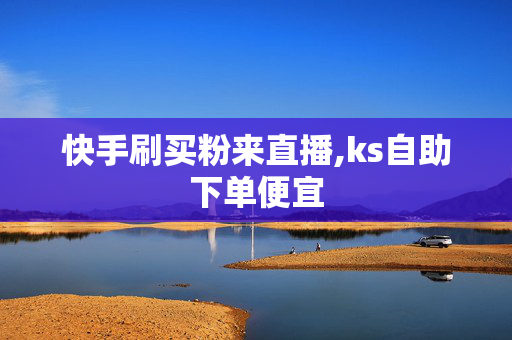 快手刷买粉来直播,ks自助下单便宜