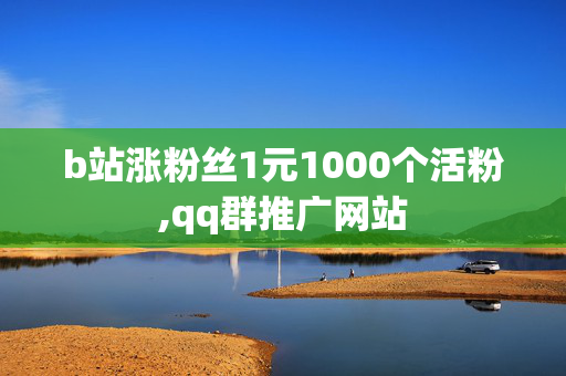 b站涨粉丝1元1000个活粉,qq群推广网站