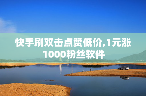 快手刷双击点赞低价,1元涨1000粉丝软件