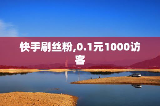 快手刷丝粉,0.1元1000访客