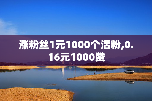 涨粉丝1元1000个活粉,0.16元1000赞