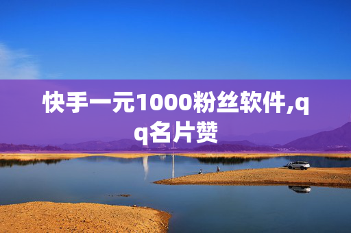 快手一元1000粉丝软件,qq名片赞