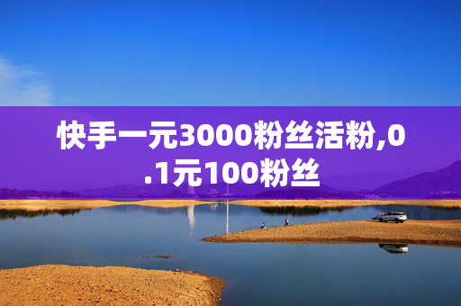 快手一元3000粉丝活粉,0.1元100粉丝