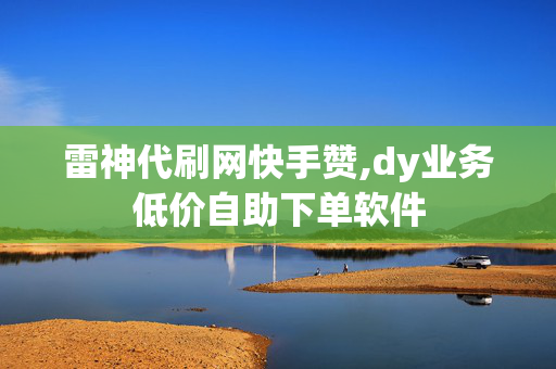 雷神代刷网快手赞,dy业务低价自助下单软件