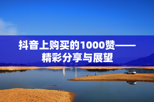 抖音上购买的1000赞——精彩分享与展望