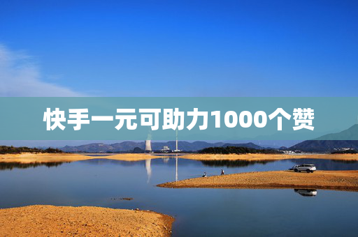 快手一元可助力1000个赞