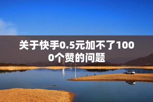 关于快手0.5元加不了1000个赞的问题