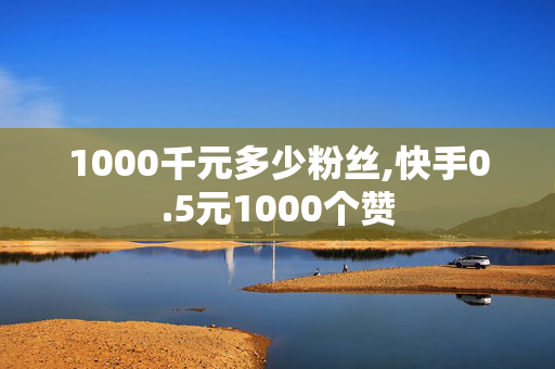 1000千元多少粉丝,快手0.5元1000个赞