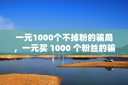 一元1000个不掉粉的骗局，一元买 1000 个粉丝的骗局揭秘