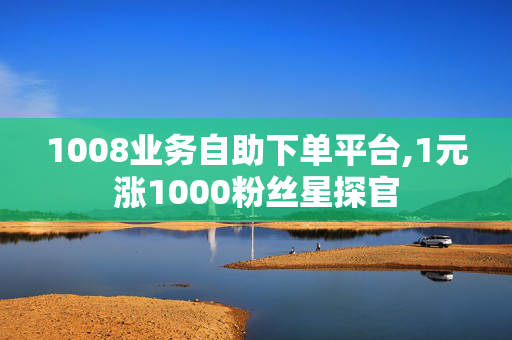 1008业务自助下单平台,1元涨1000粉丝星探官