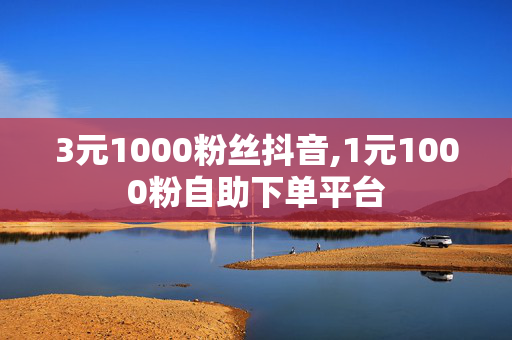 3元1000粉丝抖音,1元1000粉自助下单平台