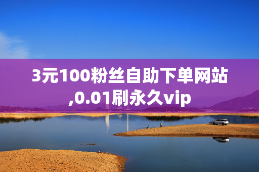 3元100粉丝自助下单网站,0.01刷永久vip