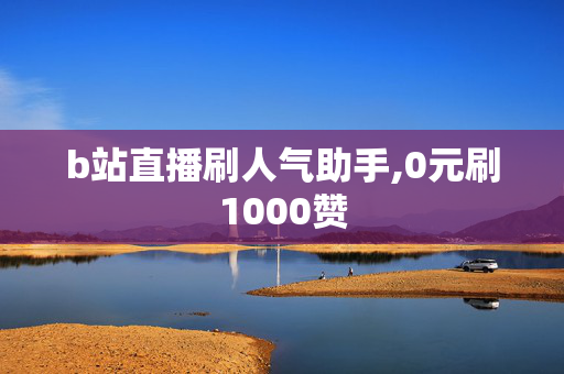 b站直播刷人气助手,0元刷1000赞