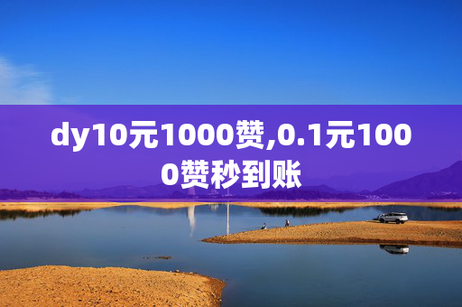 dy10元1000赞,0.1元1000赞秒到账