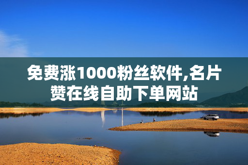 免费涨1000粉丝软件,名片赞在线自助下单网站